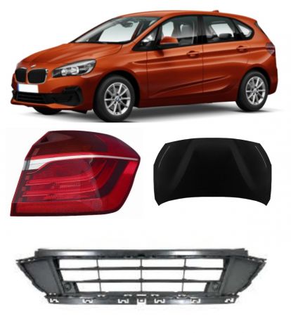 Bmw serie 2 Gran Tourer Active parafango cofano fanale radiatore 2018 20 22 24