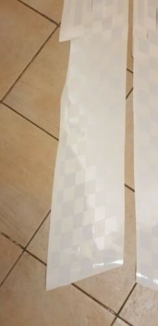 adesivi per fiancate due punto evo o grande punto scacchiera sparco