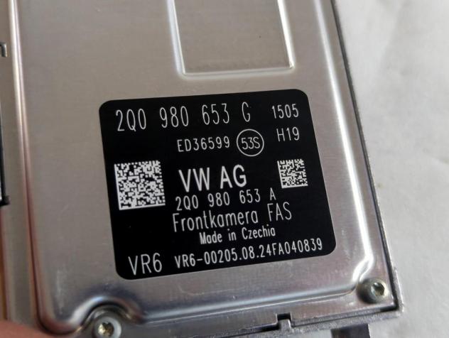 2Q0980653G TELECAMERA ANTERIORE SKODA FABIA 1.0 B 70KW 5P (2024) RICAMBIO USATO - Foto 7