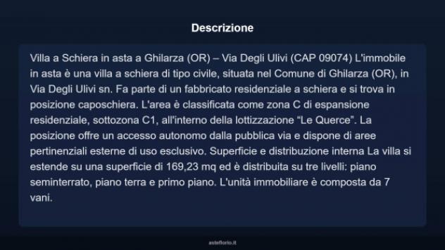 Immobile in asta di 169 m² in vendita a Ghilarza - Foto 3