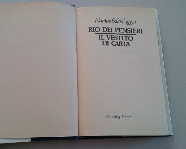 Nantas Salvalaggio - Rio dei pensieri e Il vestito di carta - Foto 3