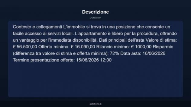 Immobile in asta di 60 m² in vendita a Castellaneta - Foto 5