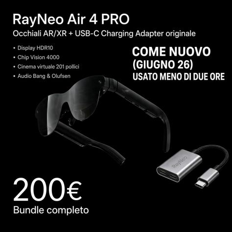 RayNeo Air 4 PRO Occhiali AR/XR