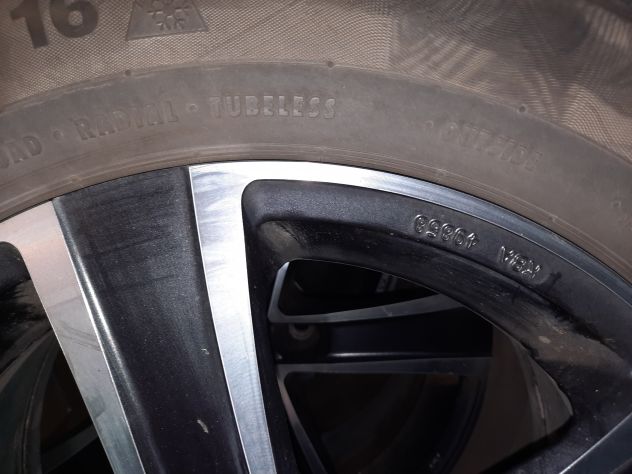 Gomme invernali CONTINENTAL 215/60 R16 99H M+S montati su cerchi in lega MAK"16" - Foto 6