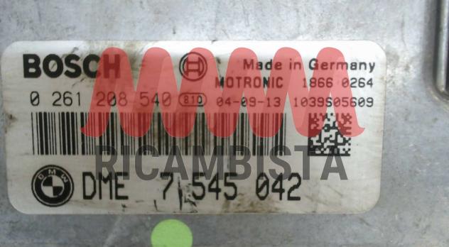 0261208540 BMW E87 120i centralina motore Bosch - Foto 2