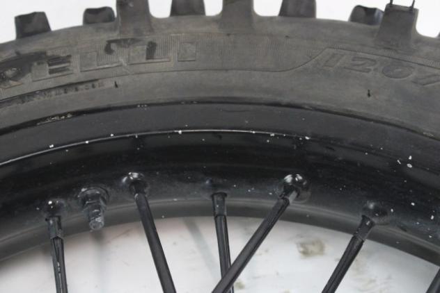 HONDA CRF 250 X 42650KSC000 CERCHIO A RAGGI POSTERIORE 2004 REAR WHEEL PNEUMATICO OK - Foto 8