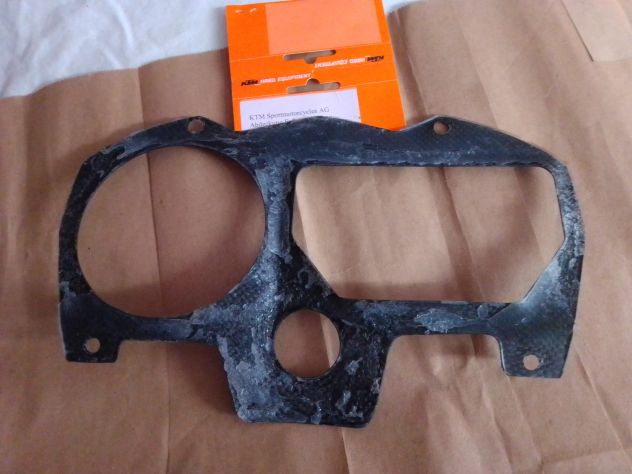 cover carbonio strumenti KTM 950/990 Adventure - Foto 4