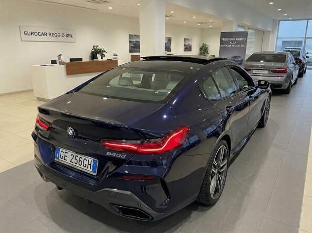 BMW Serie 8 840d Gran Coupe 3.0 Mhev 48V 340cv Xdrive Individual Composition Msport 04/2021 EURO 6 D TEMP - Foto 4