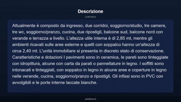 Immobile in asta di 110 m² con più di 5 locali in vendita a Palermo - Foto 12
