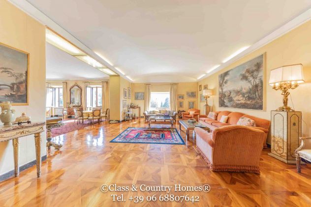 Affitto di Lusso Roma Nord - 570 mq in Villa Storica con Parco e Terrazza - Foto 4