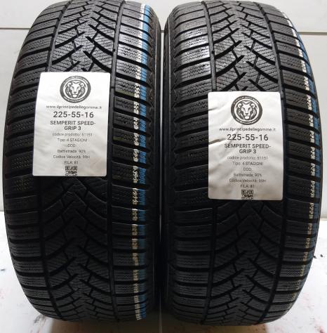 2 GOMME 225 55 16 SEMPERIT A51151