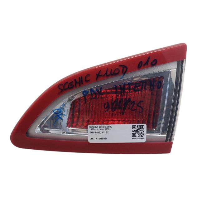 STOP POSTERIORE DESTRO INTEGRATO NEL PORTELLO RENAULT Scenic X MOD 265500018R K9KJ8 (09)