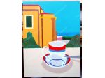 Quadro di Simone Piazzesi - CAFFÈ LIBERTY (2022)