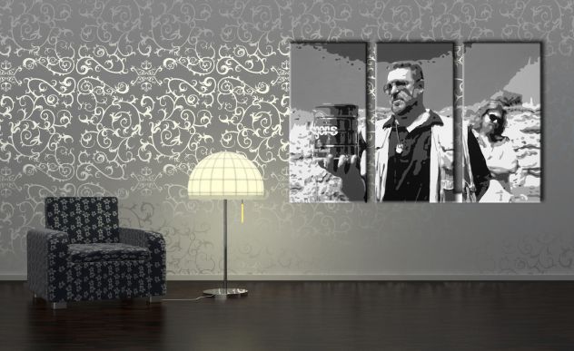 Quadro Pop Art dipinto a mano di Big Lebowski