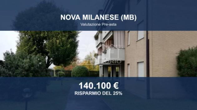 Immobile in asta di 96 m², box auto doppio in vendita a Nova Milanese