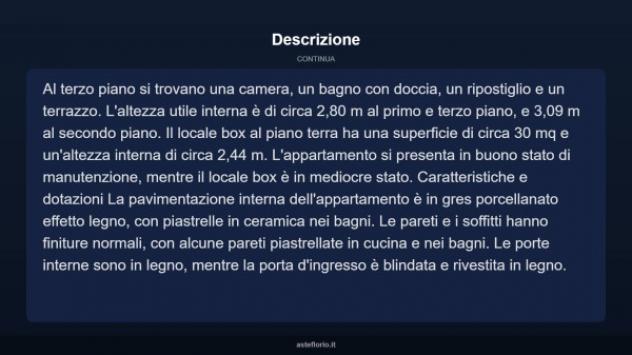 Immobile in asta di 175 m², box auto in vendita a Palermo - Foto 3
