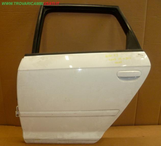 PORTA POST.S. BIANCA AUDI A3 (No vetro, No alzavetro, No serratura)(8P) Sportback  Carrozzeria  Lamierati esterni  Porte  Porta post. sx. AUDI - A3 Sp