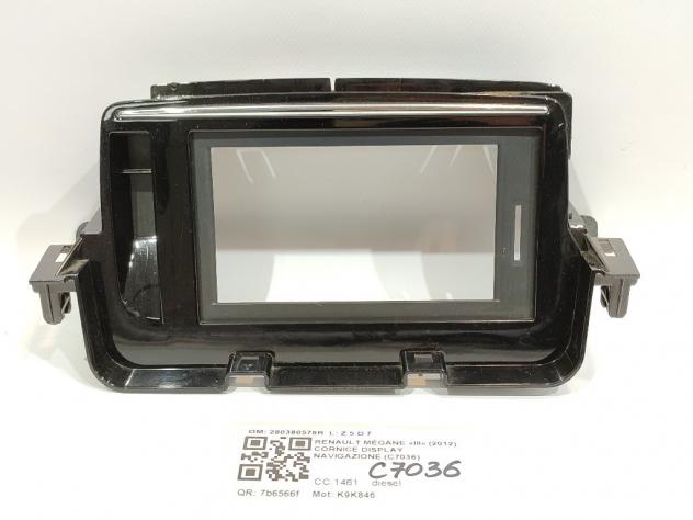 MASCHERINA CENTRALE CRUSCOTTO RENAULT Megane III 280380578R K9K846 (0816)