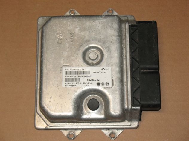 55258952 ECU CENTRALINA FIAT 500 85HP HW10L MJD 8F3.X1 FPT 55258952