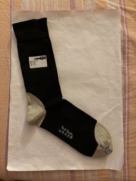 CALZE NUOVE LEGGERE IN COTONE DA UOMO FIRMATE ORIGINALI PAUL SMITH,MADE IN ITALY - Foto 2