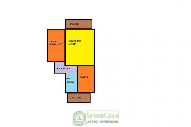 APPARTAMENTO di 3 vani e di 75 mq (RONCELLO) rif. IGC 3 LOCALI RONCELLO - Foto 17