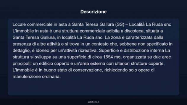 Immobile in asta di 1654 m² in vendita a Santa Teresa Gallura - Foto 9