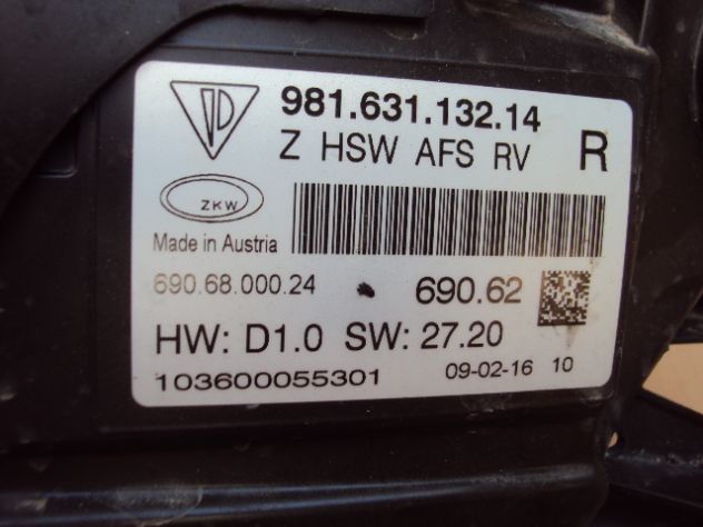 FANALE ANTERIORE PDLS DESTRO BIXENO PORSCHE BOXSTER 981 - Foto 3