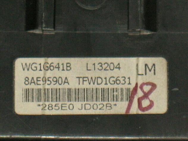 WG1G641B 8AE9590A ECU NISSAN QASHQAI 2.0 DCI 2008 WG1G641B 8AE9590A - Foto 2