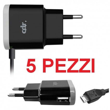 Caricabatterie rete 2.1A (5 PEZZI) compatibili