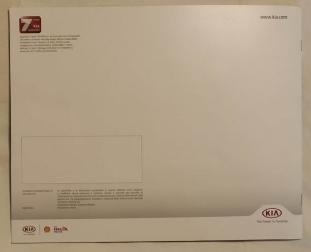 Depliant di presentazione della Kia Rio. - Foto 5