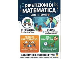 Ripetizioni di matematica