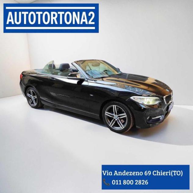 BMW 220 d Cabrio Sport PELLE-NAVI-LED-AUTOMATICA rif. 23354473