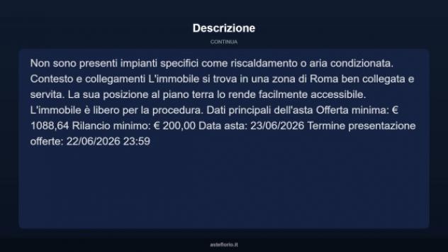 Immobile in asta di 3 m² in vendita a Roma - Foto 5