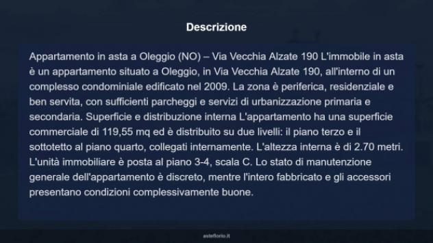 Immobile in asta di 119 m², box auto in vendita a Oleggio - Foto 7
