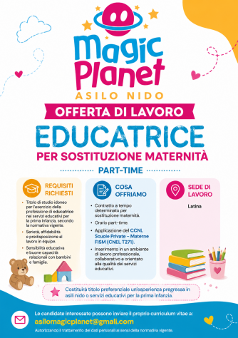 Educatrice Asilo Nido