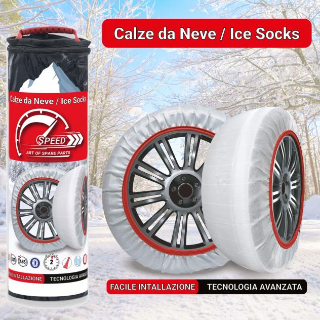 Calze da Neve Speed Omologate Auto Taglia M Massima Aderenza
