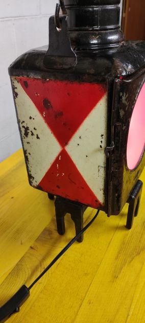 LAMPADA FERROVIARIA VINTAGE - Foto 5