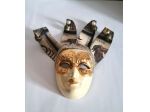 Maschere veneziane vinta anni '80 ,decorative da parete,