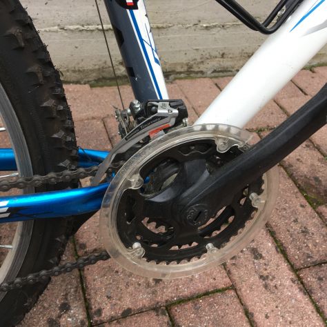 Bicicletta mountain bike MTB ARLONE Xscale bianca e blu - Foto 3