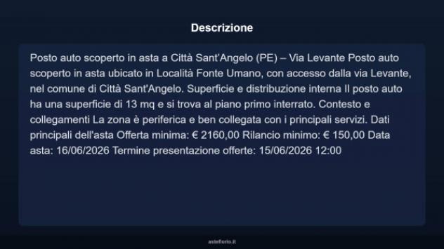 Immobile in asta di 13 m² in vendita a Città Sant'Angelo - Foto 4