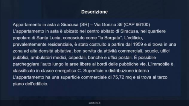 Immobile in asta di 75 m² in vendita a Siracusa - Foto 12