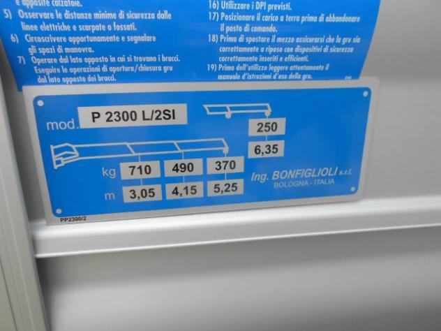 ISUZU M27 M27 CASSONE FISSO + GRU rif. 23910248 - Foto 7