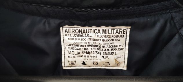 Giacca impermeabile dell'Aeronautica Militare - Foto 4