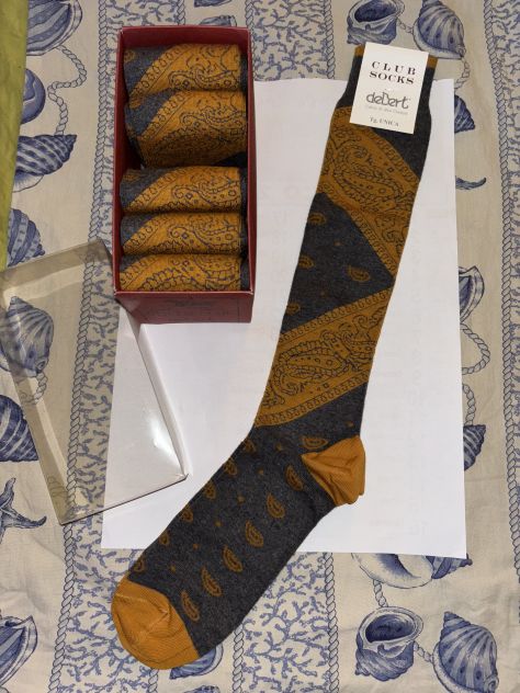 UNA CONFEZIONE DA 6 PAIA DI CALZE LUNGHE NUOVE DA UOMO”DE BERT”MADE IN ITALY - Foto 3