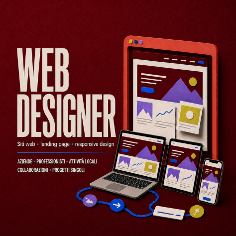WEB DESIGNER - siti web, landing page e altro