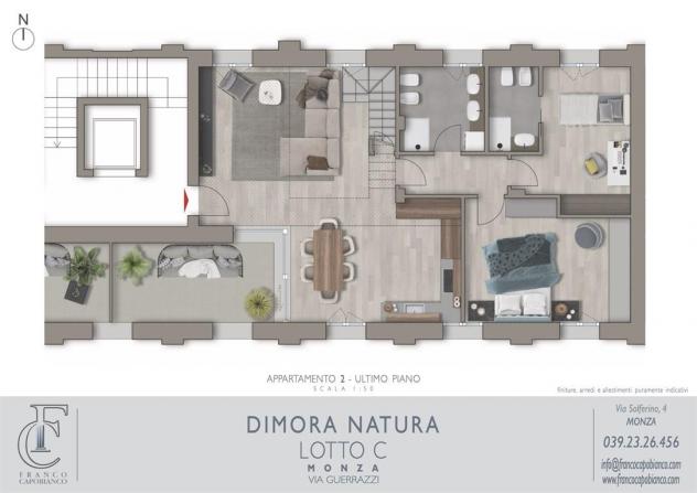 Monza San Giuseppe Classe A4, quadrilocale nuova costruzione - Foto 10