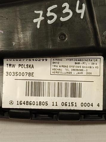 AIRBAG SEDILE DESTRO MERCEDES Classe R W251 1648601805 (05) - Foto 3