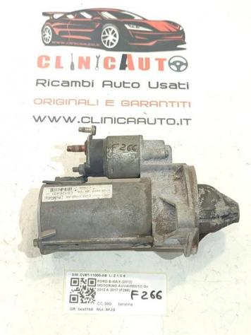 MOTORINO D' AVVIAMENTO FORD B - Max Berlina CV6T-11000-AB SFJD benzina 999 (12) - Foto 2