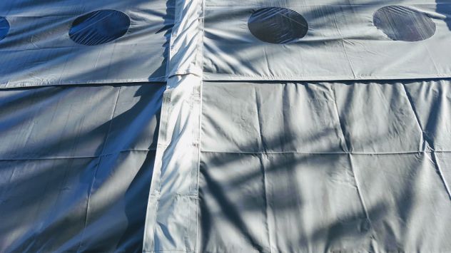 Coperture per camper in pvc 4 x 8 telo ignifugo alt. 3,47  LuceObló - Foto 5