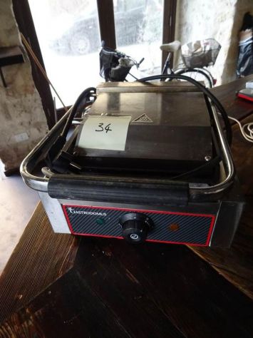 Piastra tostiera elettrica per panini Gastrodomus